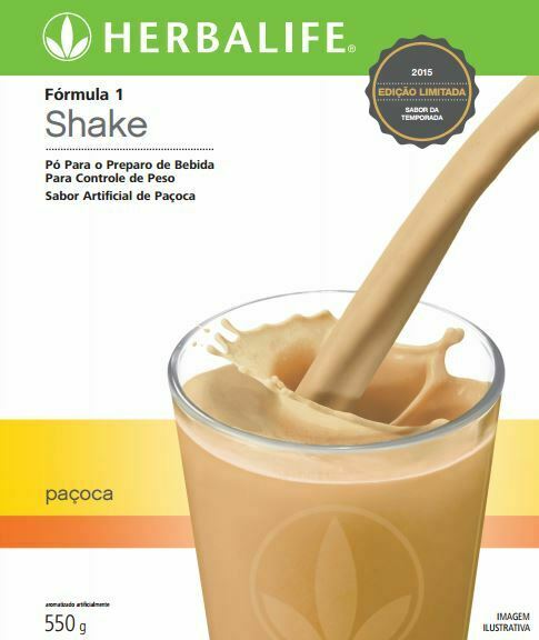 Shake Herbalife Paçoca 2 pacoca