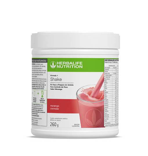 Shake Mini Morango Cremoso 260g 1 Shake Mini Morango Cremoso 260g SKU 078K