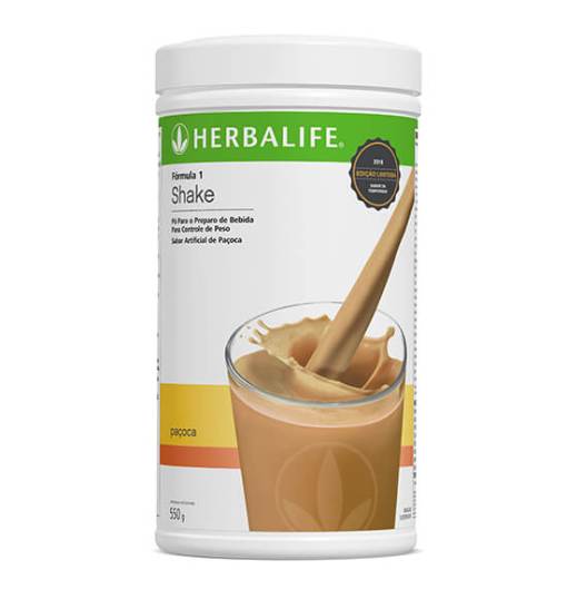 Shake Herbalife Paçoca 1 Shake Herbalife Paçoca