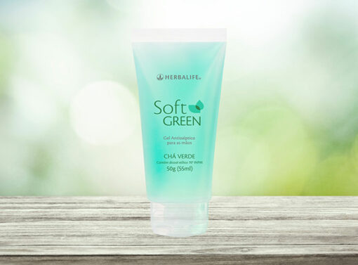 Gel Anti-Septico Para as Maos Soft Green - Cha Verde