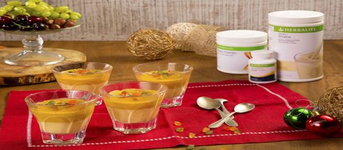 Pudim herbalifePanetone