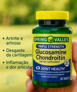 Glucosamina Condroitina Spring Valley - 60 capsulas - Artrite e Artrose - Imagem 4
