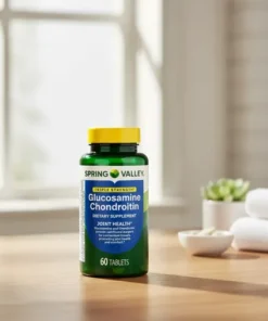 Glucosamina Condroitina Spring Valley - 60 capsulas - Artrite e Artrose