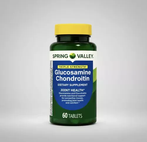 Glucosamina Condroitina Spring Valley - 60 capsulas - Artrite e Artrose