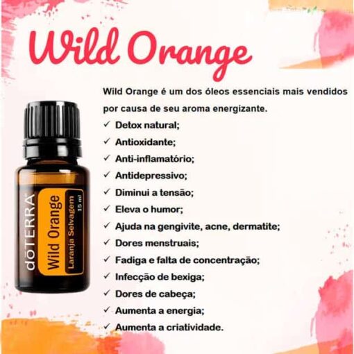 Oleo Essencial Laranja-selvagem Doterra (Wild Orange 15ml) - Imagem 2