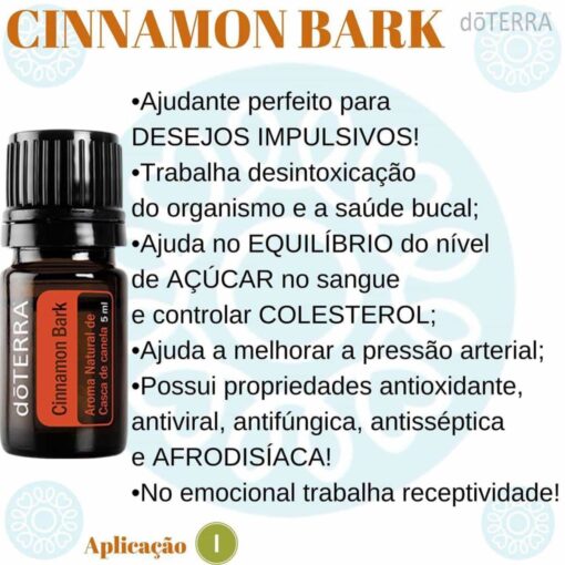 Oleo Essencial Canela Doterra (Cinnamon Bark 5ml) - Imagem 3
