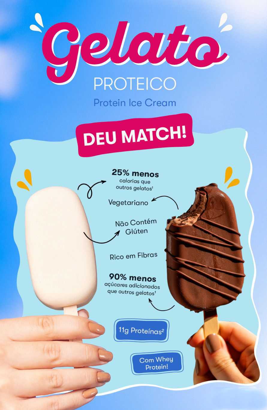 Gelato Proteico Herbalife Baunilha 2 Gelato Proteico Herbalife Baunilha - Imagem 2