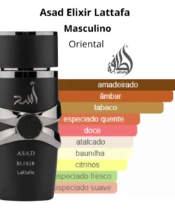 Perfume arabe lattafa asad elixir 100ml - Original 6 Perfume arabe lattafa asad elixir 100ml - Original - Imagem 3