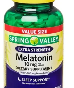 Melatonina Spring Valley 10mg - 240 capsulas - Auxilia na qualidade do sono - Imagem 3