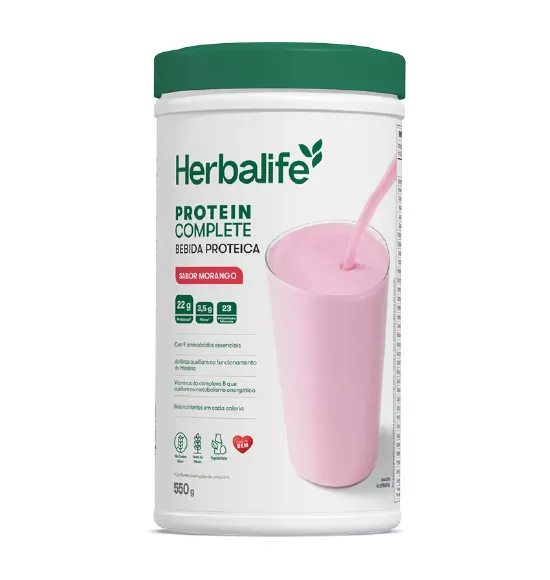 Hebalife Protein Complete Morango 1 Hebalife Protein Complete Morango